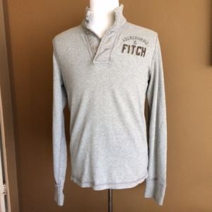 *DONATED* A&F Henley Sweatshirt, Medium